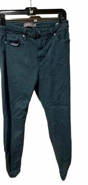 Just USA Women's Green Denim Skinny Jeans Size 30